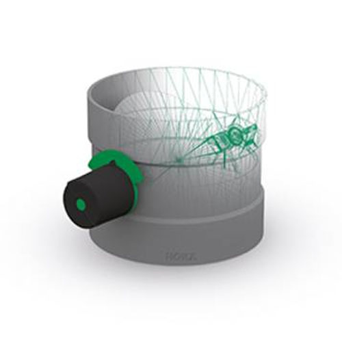 PP-el-s Absperrklappe, Drehknopf, 15° Raster, Dichtung, beidseitig Muffe, elektrisch leitfähig