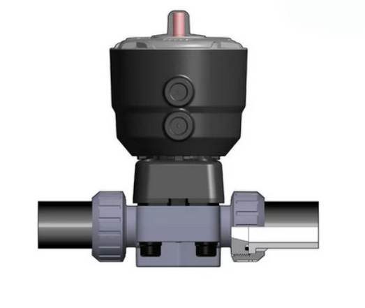 PP 2/2-Wege-Membranventil DK/CP, Verschraubung mit LS-Stutzen, NC, EPDM, Typ 382